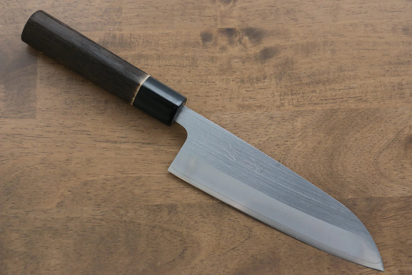 Seisuke SRS13 มีด Santoku มีดทำครัวญี่ปุ่น 165mm ด้ามไม้เกาลัดเผา