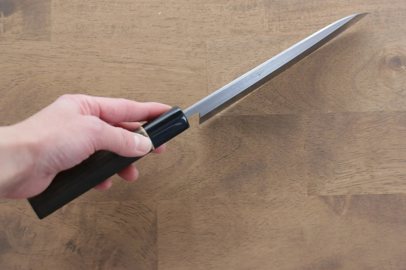 Seisuke SRS13 มีด Santoku มีดทำครัวญี่ปุ่น 165mm ด้ามไม้เกาลัดเผา