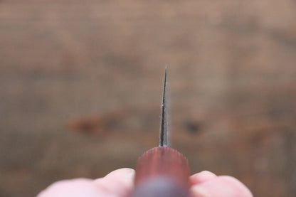 Nao Yamamoto VG10 ดามัสกัสดำ มีดกิวโตะ Gyuto มีดทำครัวญี่ปุ่น 180mm ด้ามไม้ Pakka wood สีแดง