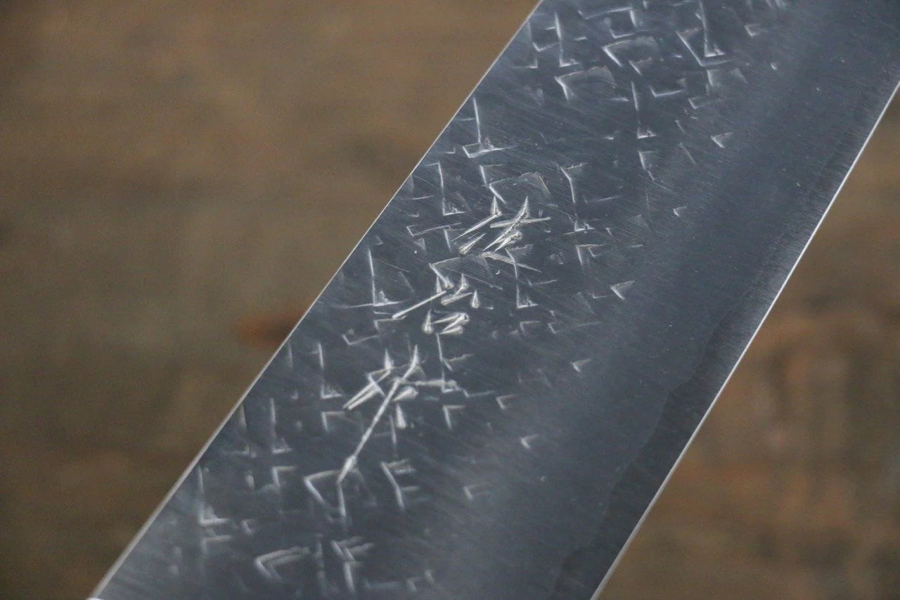 Takeshi Saji SRS13 ลายค้อนตี มีดกิวโตะ Gyuto มีดทำครัวญี่ปุ่น 240mm ด้ามหินสีขาว