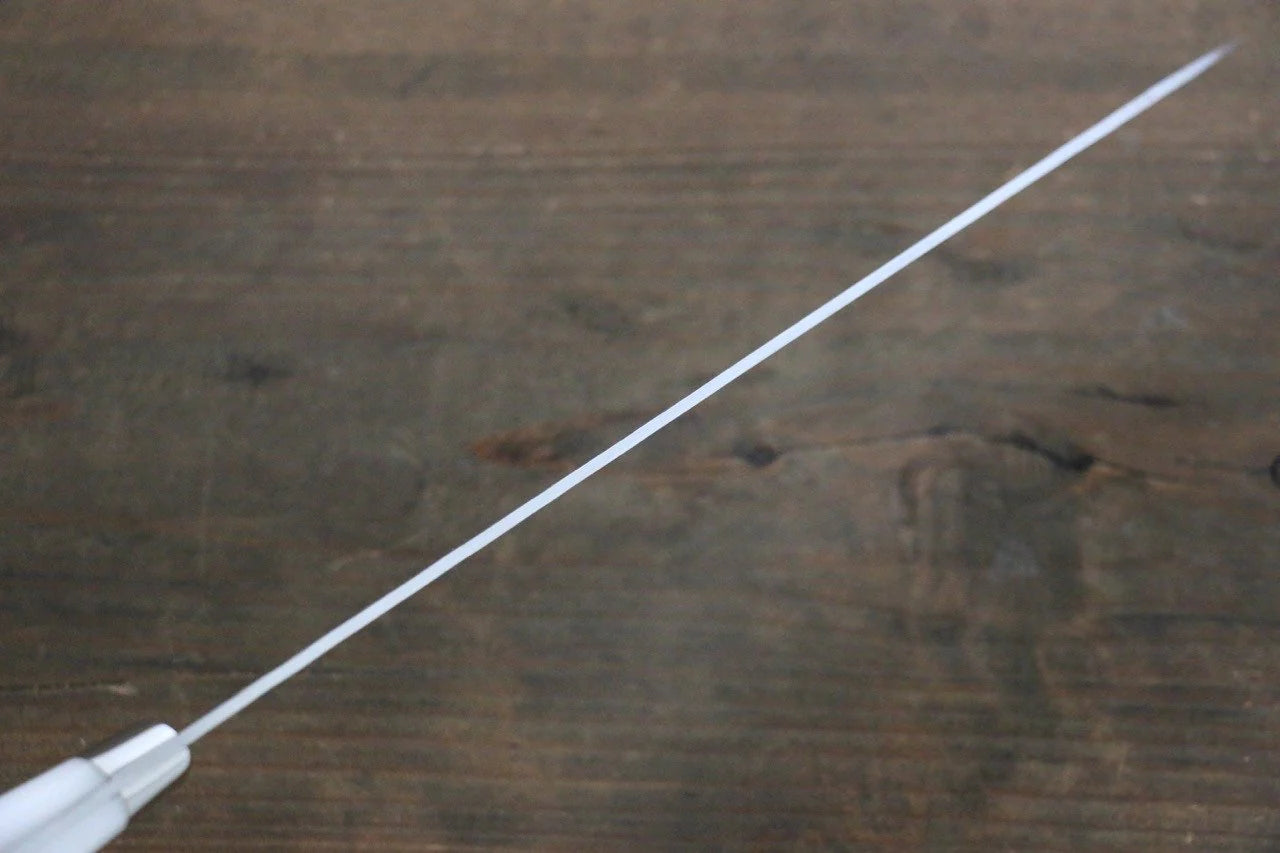 Takeshi Saji SRS13 ลายค้อนตี มีดกิวโตะ Gyuto มีดทำครัวญี่ปุ่น 240mm ด้ามหินสีขาว