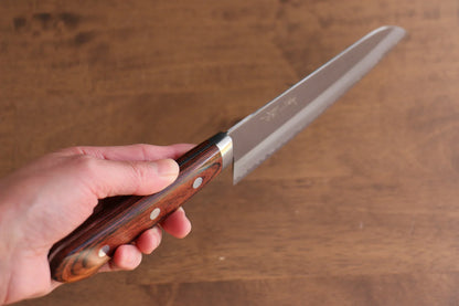 Seisuke VG1 Kasumitogi มีด Santoku มีดทำครัวญี่ปุ่น 165mm ด้ามมะฮอกกานี
