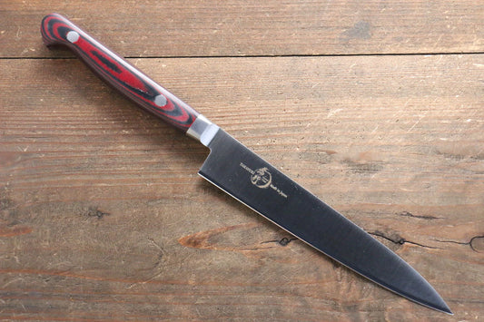 Sakai Takayuki Grand Chef Grand Chef สเเตนเลส มีดขนาดเล็ก  Petty มีดทำครัวญี่ปุ่น 150mm ด้าม Micarta น้ำตาล