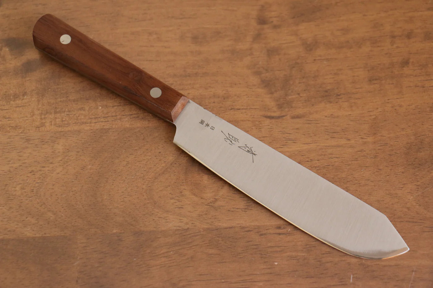Seisuke Sanzoku เหล็กญี่ปุ่น มีดเเล่เนื้อ Butcher มีดทำครัวญี่ปุ่น 150mm ด้ามไม้พะยูง