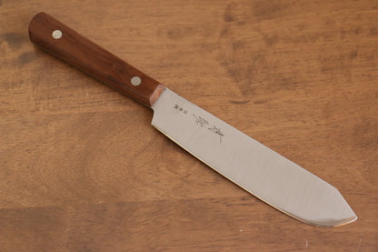 Seisuke Sanzoku เหล็กญี่ปุ่น มีดเเล่เนื้อ Butcher มีดทำครัวญี่ปุ่น 150mm ด้ามไม้พะยูง