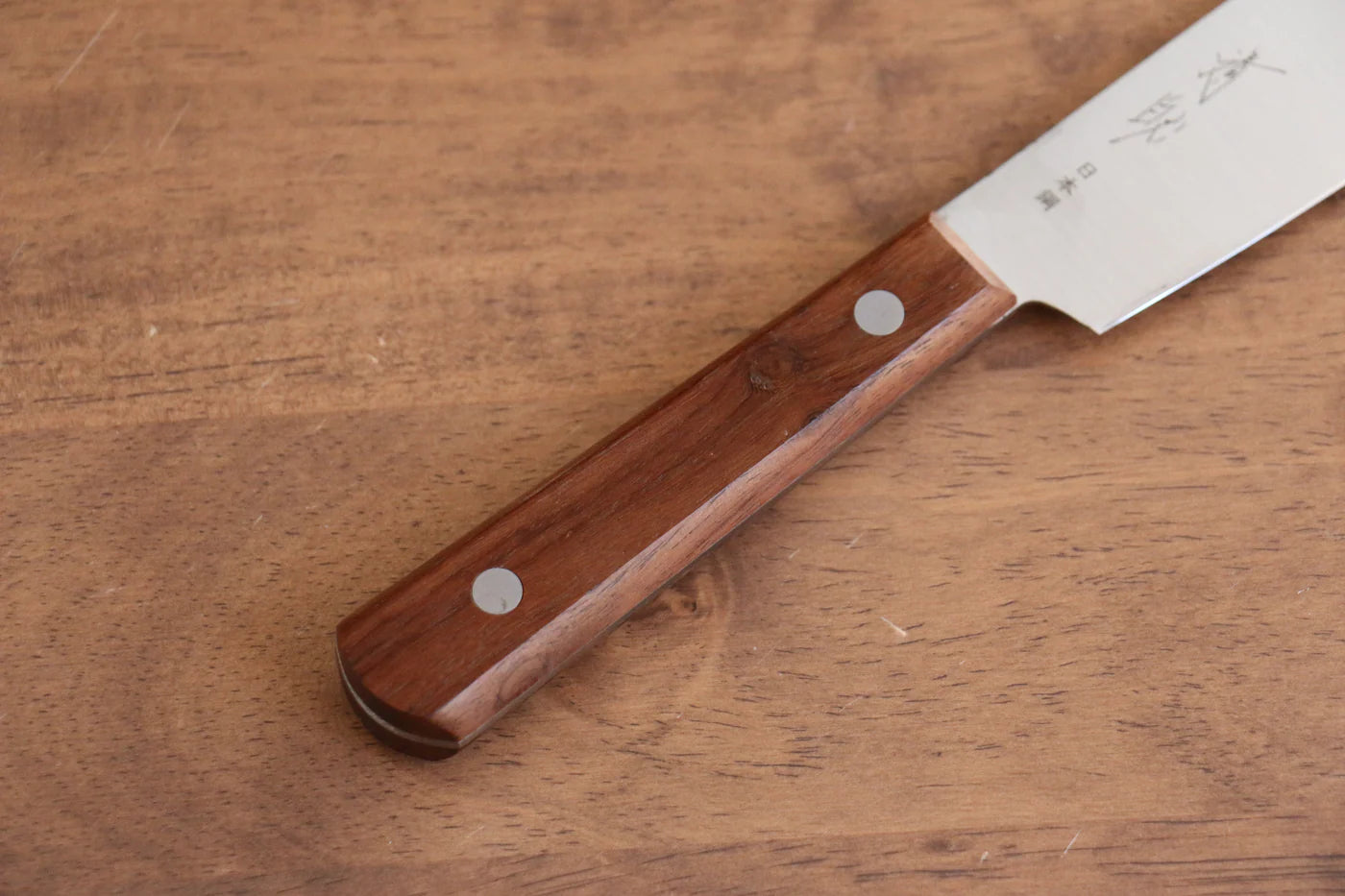 Seisuke Sanzoku เหล็กญี่ปุ่น มีดเเล่เนื้อ Butcher มีดทำครัวญี่ปุ่น 150mm ด้ามไม้พะยูง
