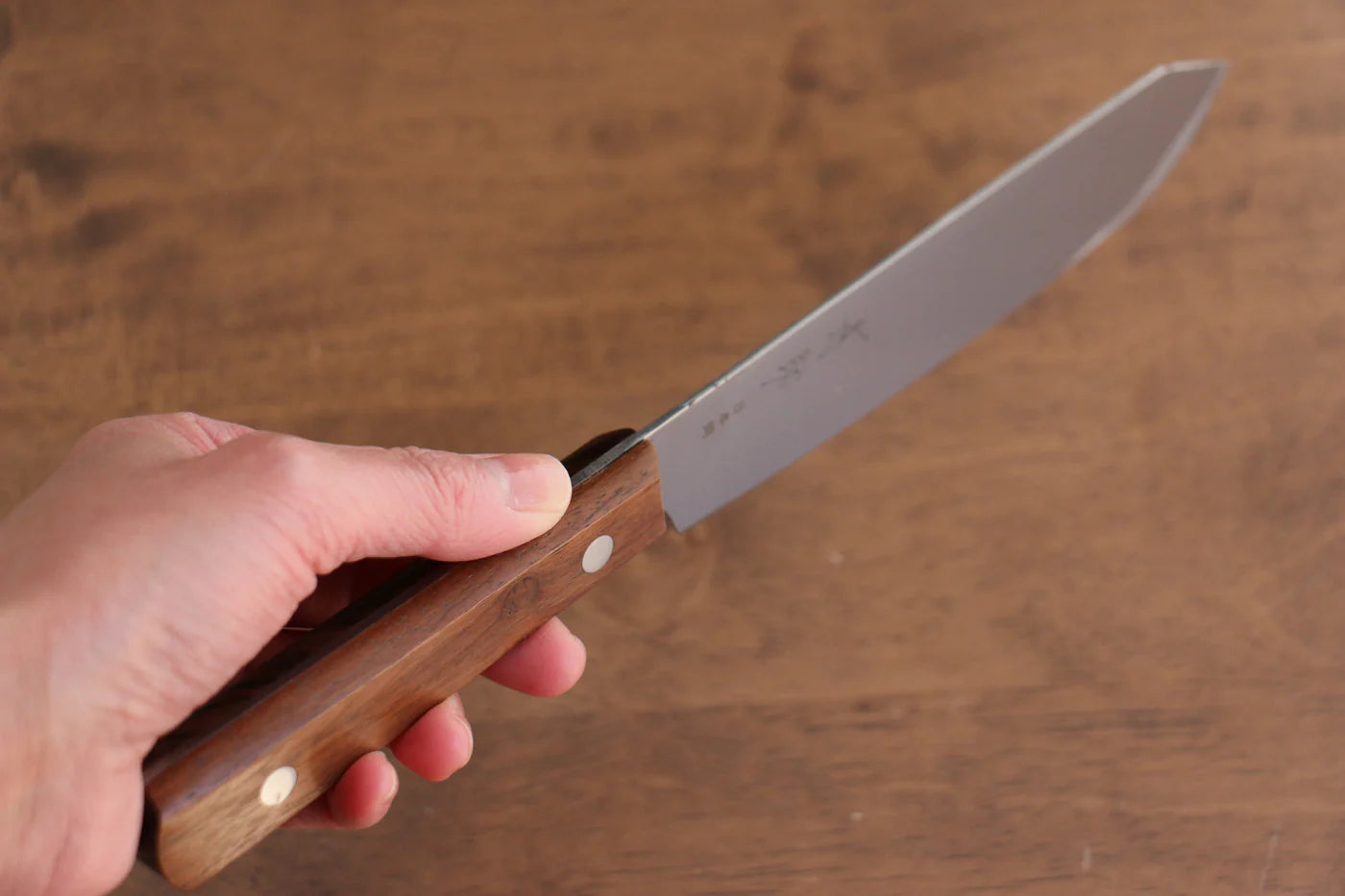 Seisuke Sanzoku เหล็กญี่ปุ่น มีดเเล่เนื้อ Butcher มีดทำครัวญี่ปุ่น 150mm ด้ามไม้พะยูง