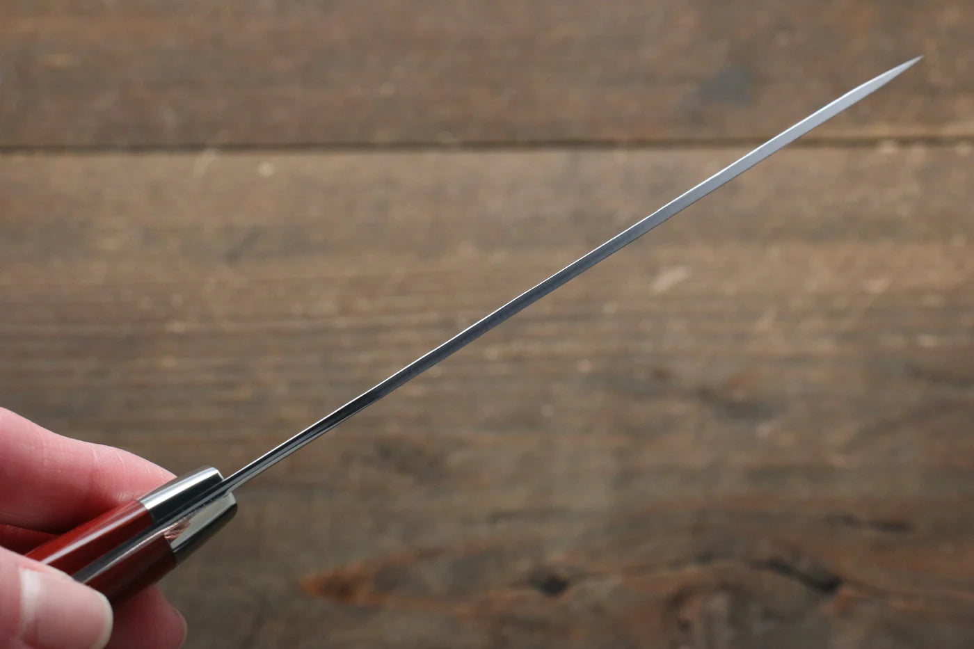 Takeshi Saji SRS13 ลายค้อนตี มีดขนาดเล็ก  Petty มีดทำครัวญี่ปุ่น 135mm ด้าม Micarta แดง