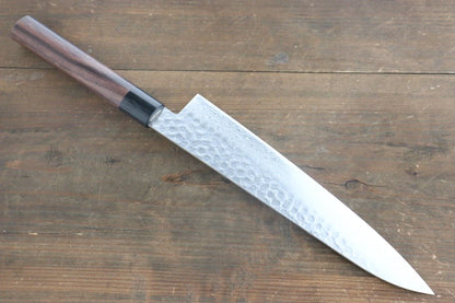 Sakai Takayuki AUS10 ดามัสกัส 45 ชั้น มีดกิวโตะ Gyuto มีดทำครัวญี่ปุ่น 240mm ด้ามไม้พะยูง