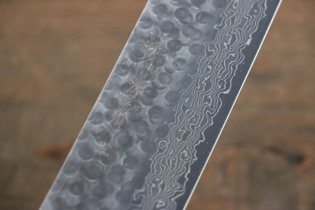 Sakai Takayuki AUS10 ดามัสกัส 45 ชั้น มีดหั่นผัก Nakiri มีดทำครัวญี่ปุ่น 160mm ด้ามไม้พะยูง