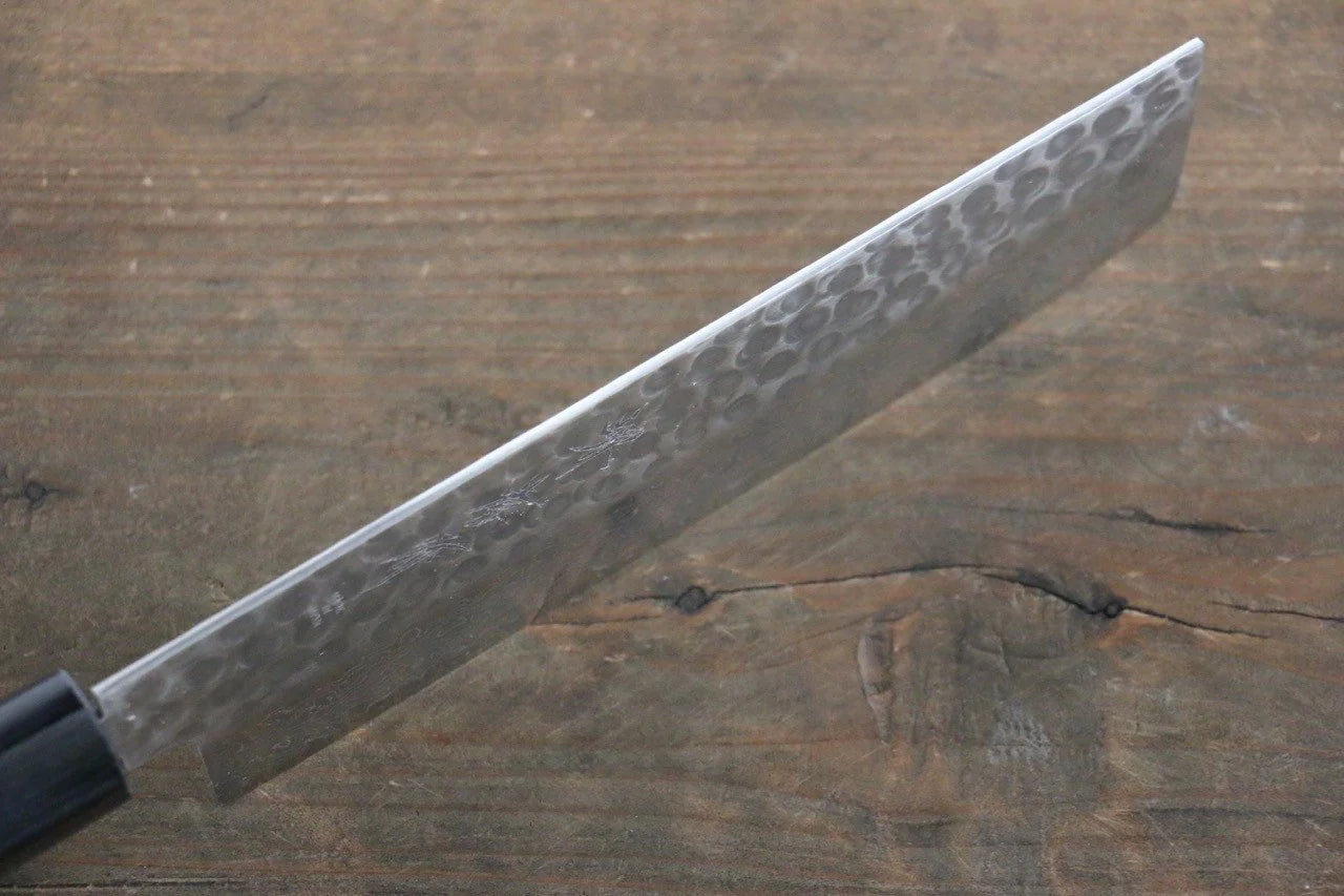 Sakai Takayuki AUS10 ดามัสกัส 45 ชั้น มีดหั่นผัก Nakiri มีดทำครัวญี่ปุ่น 160mm ด้ามไม้พะยูง