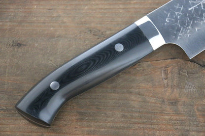 Takeshi Saji SRS13 ลายค้อนตี มีดกิวโตะ Gyuto มีดทำครัวญี่ปุ่น 240mm ด้าม Micarta ดำ