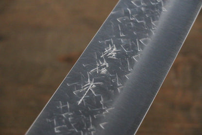 Takeshi Saji SRS13 ลายค้อนตี มีดกิวโตะ Gyuto มีดทำครัวญี่ปุ่น 240mm ด้าม Micarta ดำ