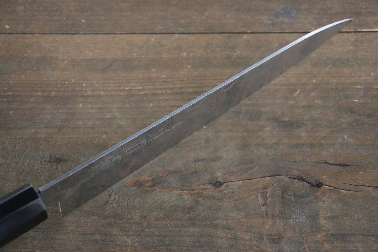 Sakai Takayuki VG10 33 ชั้น ดามัสกัส ลายค้อนตี มีดกิวโตะ Gyuto มีดทำครัวญี่ปุ่น 210mm ด้ามเคลือบสีเขียว มีฝัก (ปลอก) มีด
