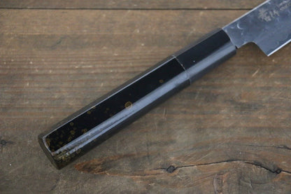 Sakai Takayuki VG10 33 ชั้น ดามัสกัส ลายค้อนตี มีดขนาดเล็ก  Petty มีดทำครัวญี่ปุ่น 150mm ด้ามเคลือบสีทอง มีฝัก (ปลอก) มีด