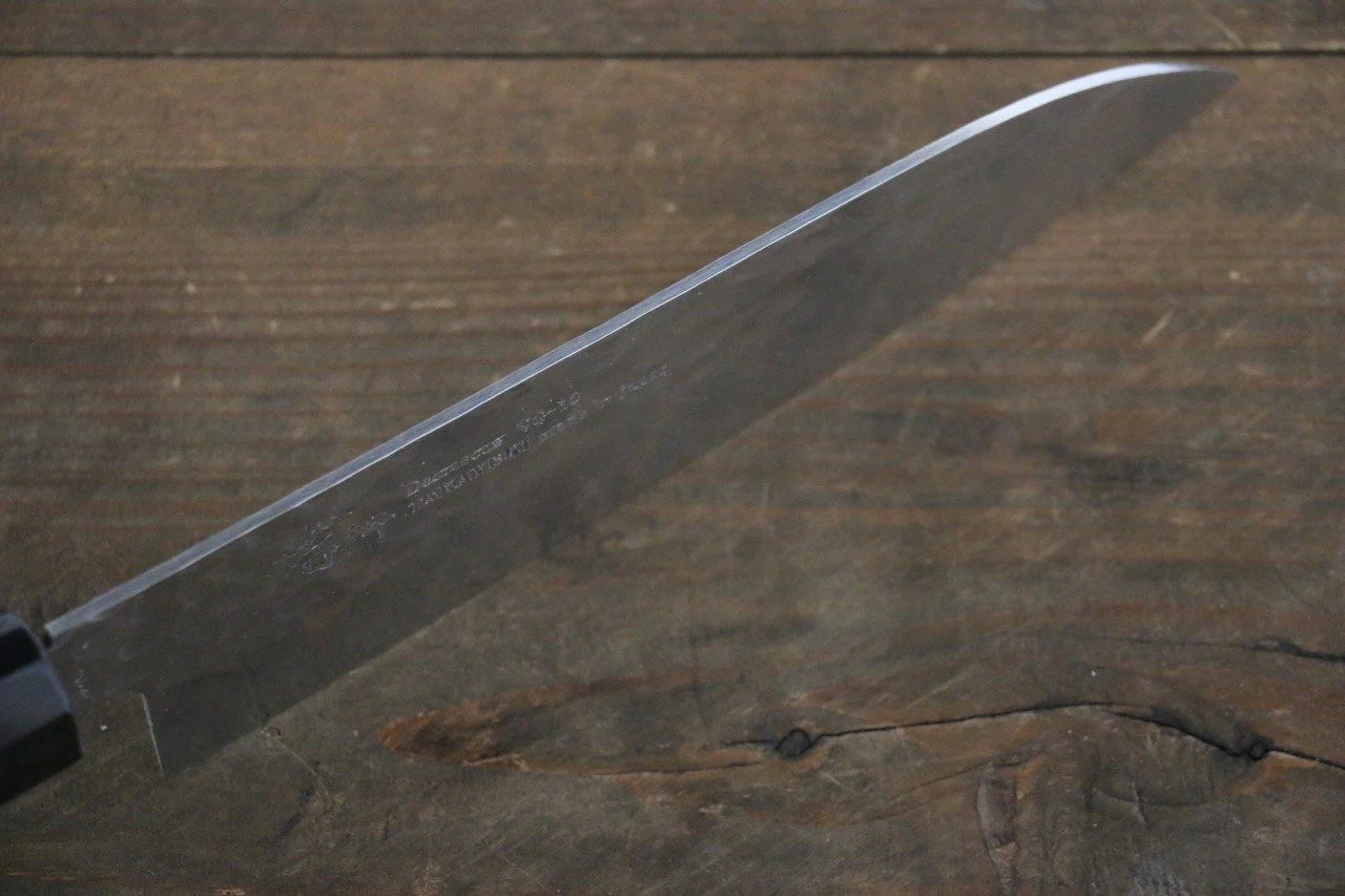 Sakai Takayuki VG10 33 ชั้น ดามัสกัส ลายค้อนตี มีด Santoku มีดทำครัวญี่ปุ่น 170mm ด้ามเคลือบสีทอง มีฝัก (ปลอก) มีด