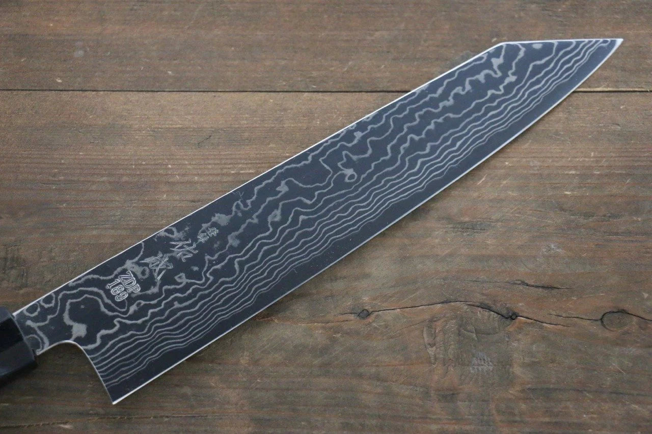 Sukenari ZDP189 ดามัสกัส มีด Kiritsuke Gyuto มีดทำครัวญี่ปุ่น 270mm ด้ามไม้พะยูง