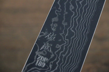 Sukenari ZDP189 ดามัสกัส มีด Kiritsuke Gyuto มีดทำครัวญี่ปุ่น 270mm ด้ามไม้พะยูง