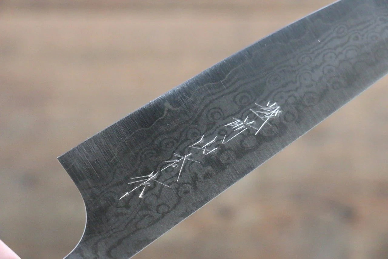 Nao Yamamoto VG10 ดามัสกัส มีดขนาดเล็ก  Petty มีดทำครัวญี่ปุ่น 130mm ด้ามไม้พะยูง