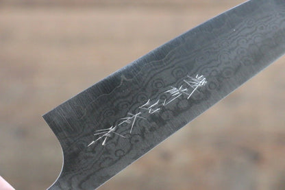 Nao Yamamoto VG10 ดามัสกัส มีดขนาดเล็ก  Petty มีดทำครัวญี่ปุ่น 130mm ด้ามไม้พะยูง