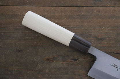 Sakai Takayuki Kasumitogi White Steel (เหล็กกล้าขาว) สลักลายสิงห์ Shishifunjin มีด Deba มีดทำครัวญี่ปุ่น