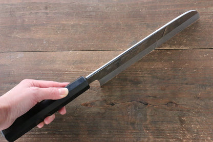 Sakai Takayuki Honyaki Blue Steel (บลูสตีล) No.2 ขัดขึ้นเงากระจก มีด Kamagata Usuba มีดทำครัวญี่ปุ่น 240mm ด้ามไม้มะเกลือ มีฝัก (ปลอก) มีด