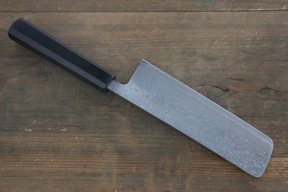 Shigeki Tanaka R2/SG2 ดามัสกัส มีดหั่นผัก Nakiri มีดทำครัวญี่ปุ่น 165mm ด้ามไม้มะเกลือ