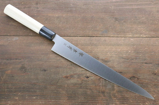Sakai Takayuki เหล็ก INOX  มีดเลาะเอ็น Sujihiki มีดทำครัวญี่ปุ่น 240mm ด้ามต้นเเมกโนเลีย