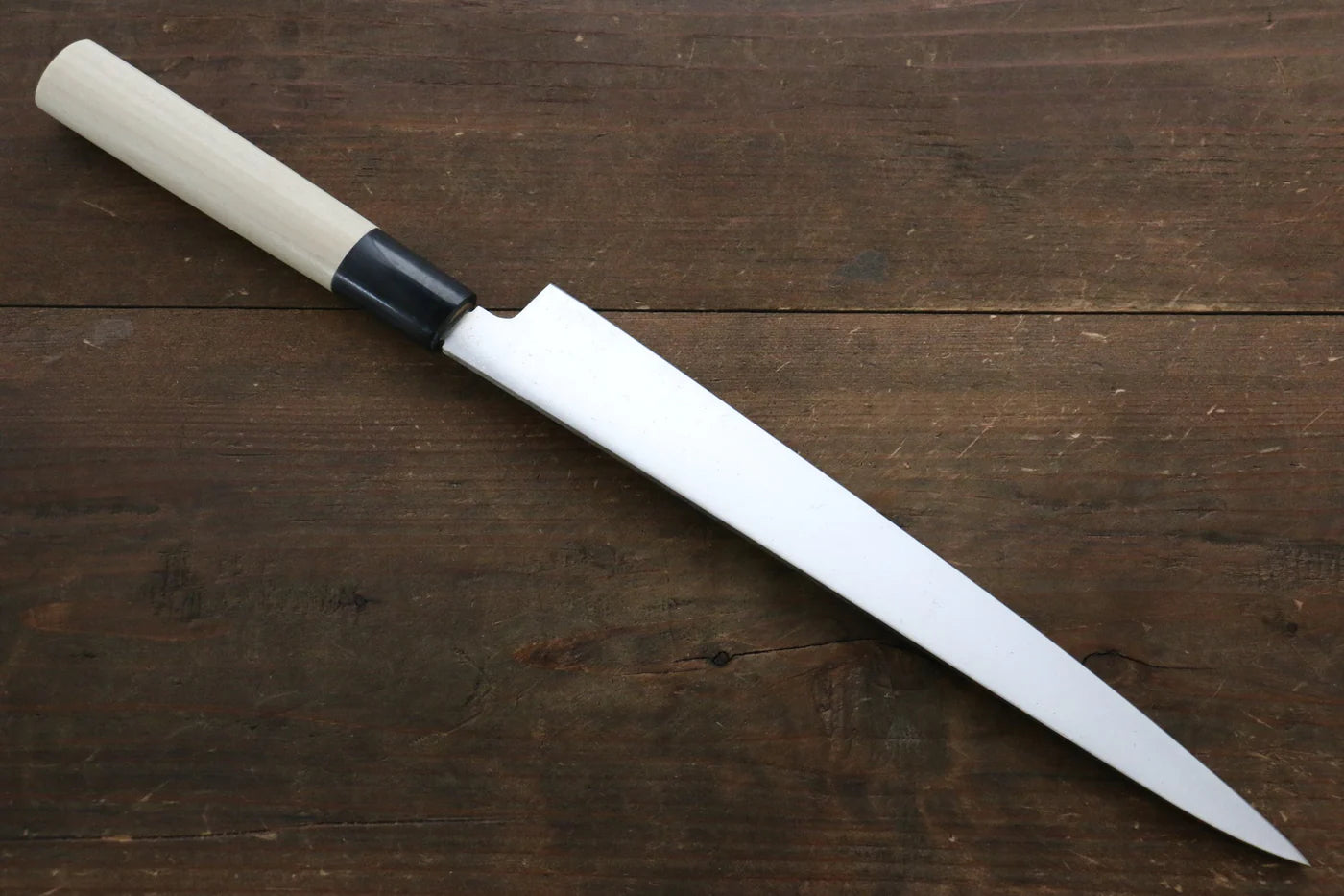 Sakai Takayuki เหล็ก INOX  มีดเลาะเอ็น Sujihiki มีดทำครัวญี่ปุ่น 240mm ด้ามต้นเเมกโนเลีย