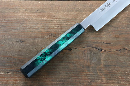 Sakai Takayuki Nanairo โมลิบดินัม INOX มีด Yanagiba มีดทำครัวญี่ปุ่น 270mm ด้ามพลาสติก ABS (กระดองเต่าเขียว)