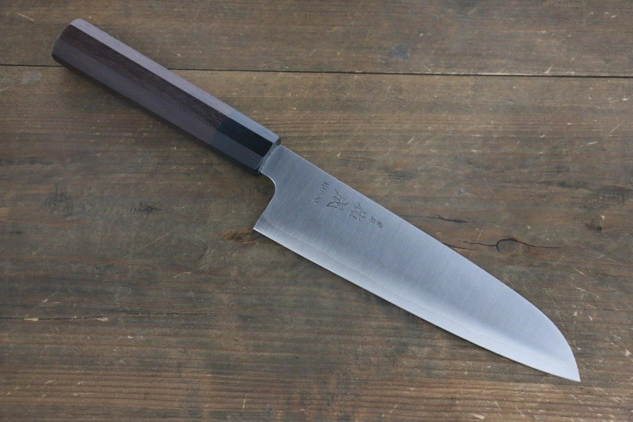 Sukenari HAP40 3 ชั้น มีด Santoku มีดทำครัวญี่ปุ่น 185mm ด้ามไม้พะยูง