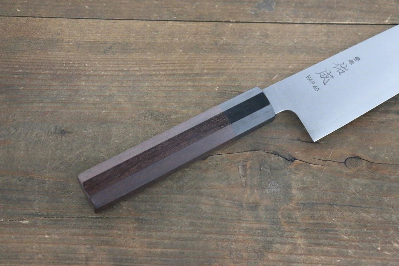 Sukenari HAP40 3 ชั้น มีด Santoku มีดทำครัวญี่ปุ่น 185mm ด้ามไม้พะยูง