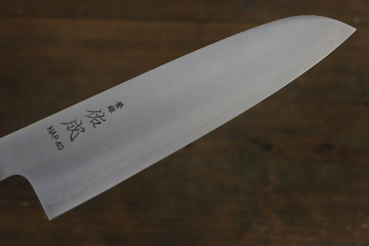 Sukenari HAP40 3 ชั้น มีด Santoku มีดทำครัวญี่ปุ่น 185mm ด้ามไม้พะยูง