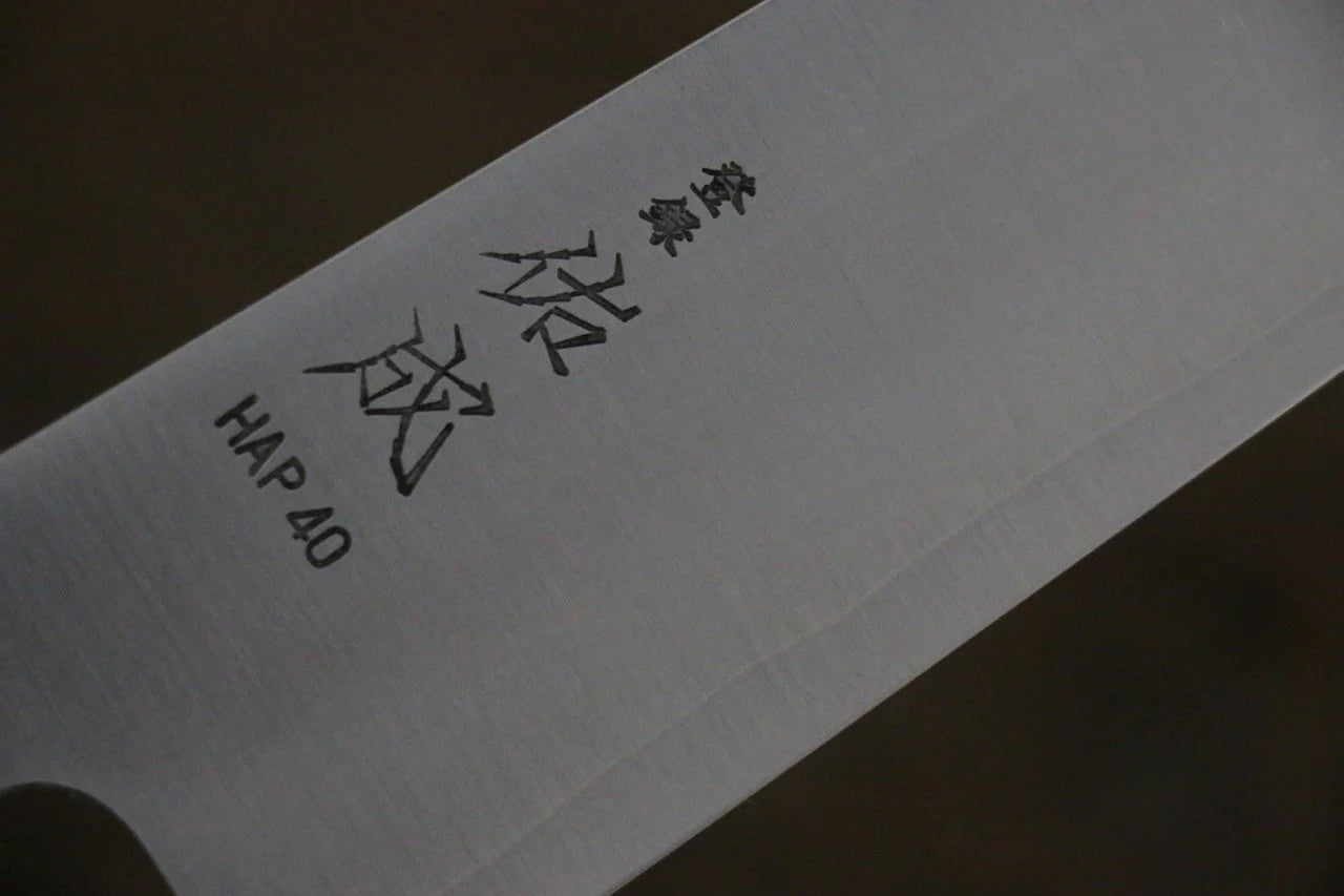Sukenari HAP40 3 ชั้น มีด Santoku มีดทำครัวญี่ปุ่น 185mm ด้ามไม้พะยูง