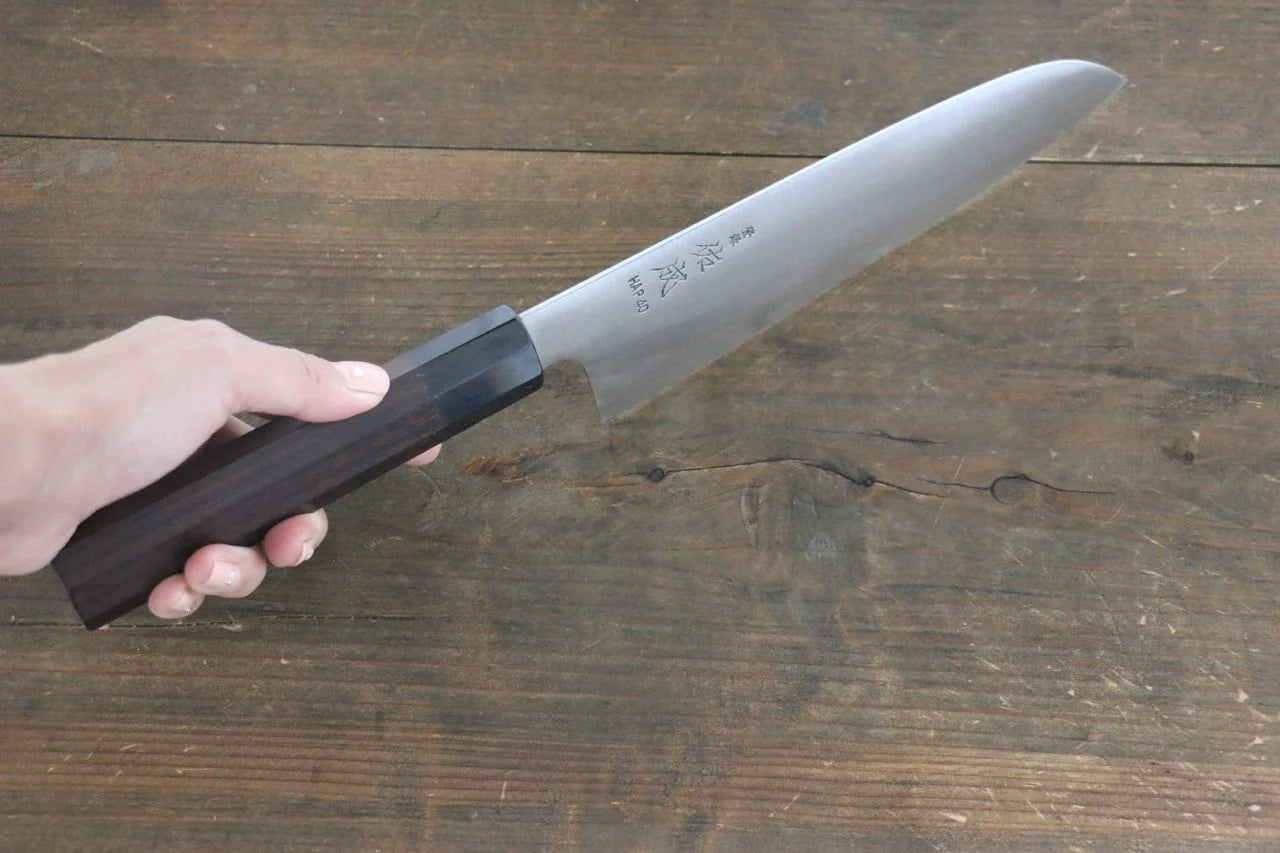 Sukenari HAP40 3 ชั้น มีด Santoku มีดทำครัวญี่ปุ่น 185mm ด้ามไม้พะยูง