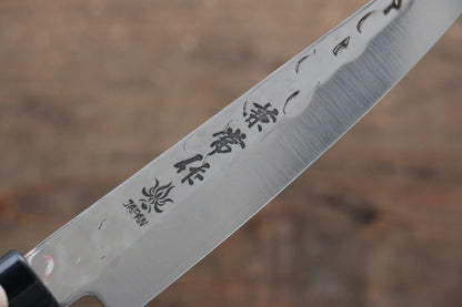 Kanetsune DSR-1K6 ลายค้อนตี มีดขนาดเล็ก  Petty มีดทำครัวญี่ปุ่น 120mm ด้ามไม้ Pakka wood สีแดง