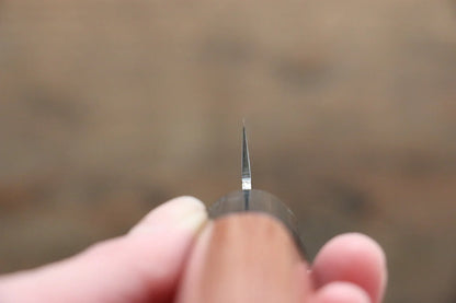 Kanetsune DSR-1K6 ลายค้อนตี มีดเลาะเอ็น Sujihiki มีดทำครัวญี่ปุ่น 210mm ด้ามไม้ Pakka wood สีแดง