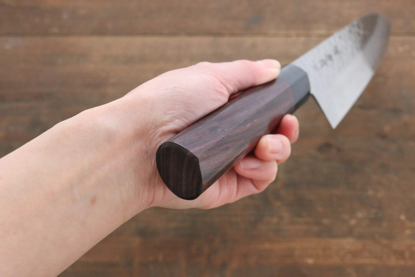 Sakai Takayuki AUS10 ดามัสกัส 45 ชั้น มีดกิวโตะ Gyuto มีดทำครัวญี่ปุ่น 210mm ด้ามไม้พะยูง