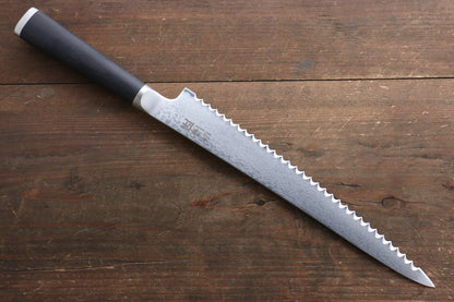 Miyako AUS8 ดามัสกัส 33 ชั้น มีดหั่นขนมปัง มีดทำครัวญี่ปุ่น 240mm