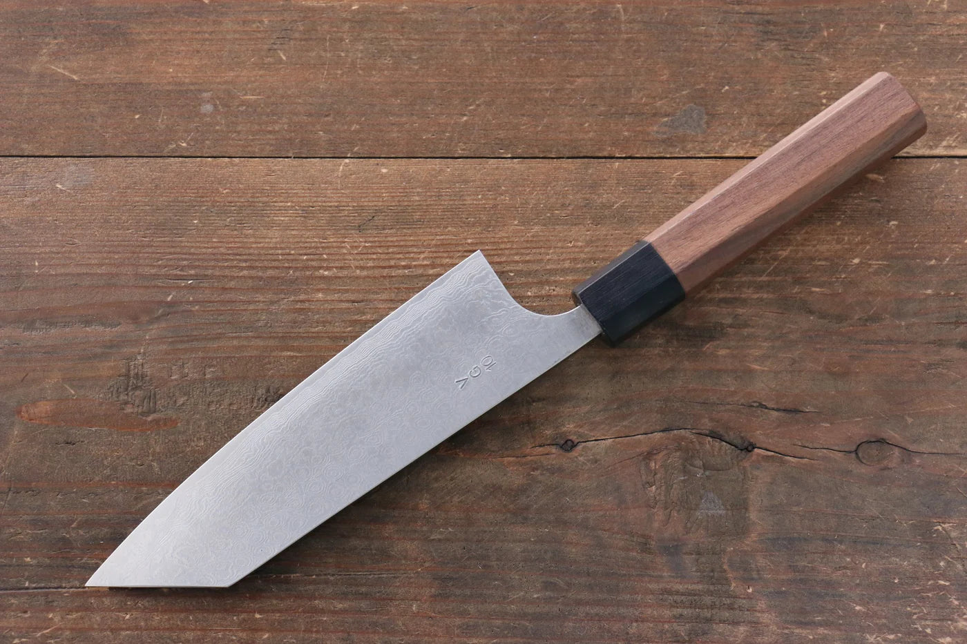 Nao Yamamoto VG10 ดามัสกัสดำ มีดสำหรับการใช้งานได้ทั่วไป Bunka มีดทำครัวญี่ปุ่น 165mm ด้ามไม้วอลนัท