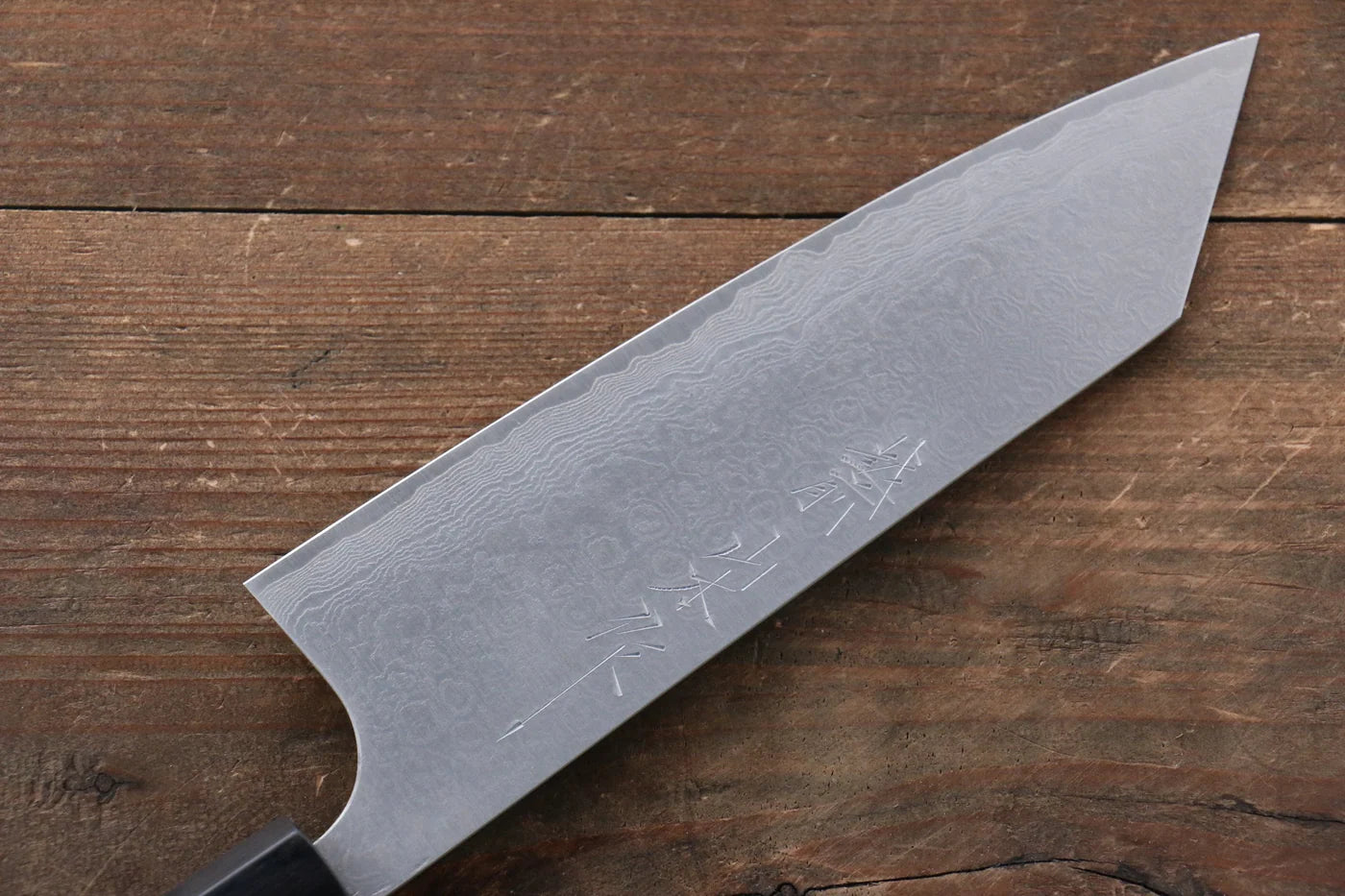 Nao Yamamoto VG10 ดามัสกัสดำ มีดสำหรับการใช้งานได้ทั่วไป Bunka มีดทำครัวญี่ปุ่น 165mm ด้ามไม้วอลนัท