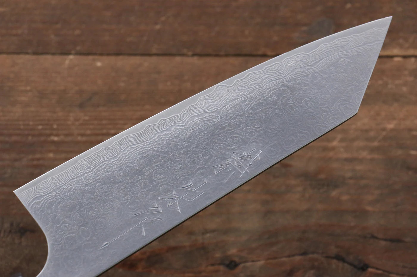 Nao Yamamoto VG10 ดามัสกัสดำ มีดสำหรับการใช้งานได้ทั่วไป Bunka มีดทำครัวญี่ปุ่น 165mm ด้ามไม้วอลนัท