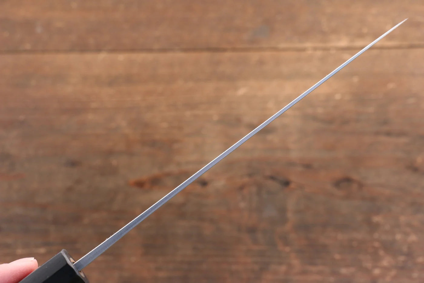 Nao Yamamoto VG10 ดามัสกัสดำ มีด Santoku มีดทำครัวญี่ปุ่น 165mm ด้ามไม้วอลนัท