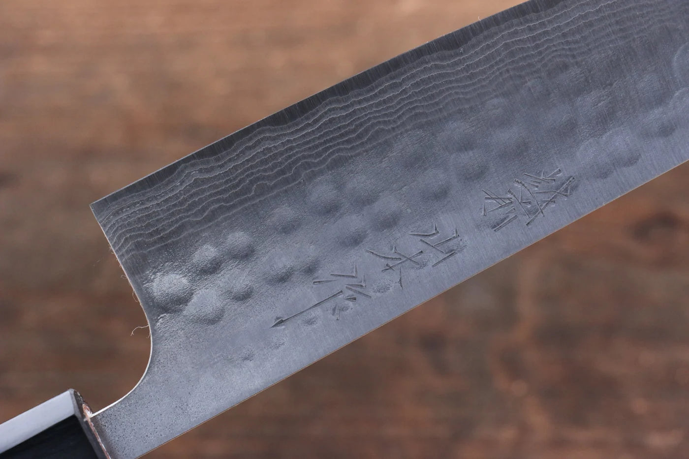 Nao Yamamoto SRS13 ดามัสกัสดำ มีดสำหรับการใช้งานได้ทั่วไป Bunka มีดทำครัวญี่ปุ่น 165mm ด้ามซากุระ