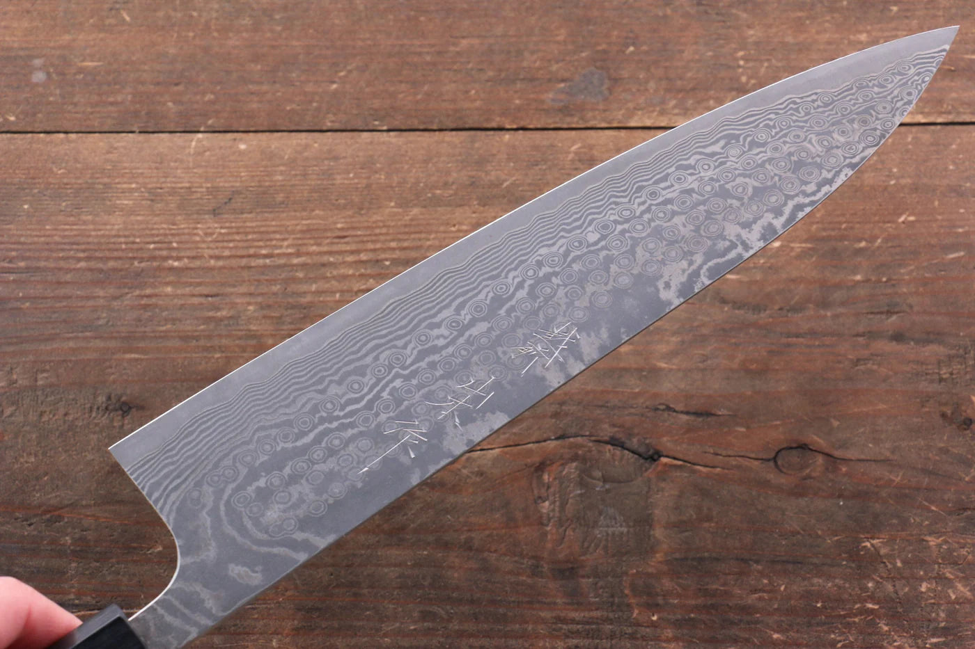 Nao Yamamoto SPG2 ดามัสกัสดำ มีดกิวโตะ Gyuto มีดทำครัวญี่ปุ่น 240mm ด้ามไม้พะยูง