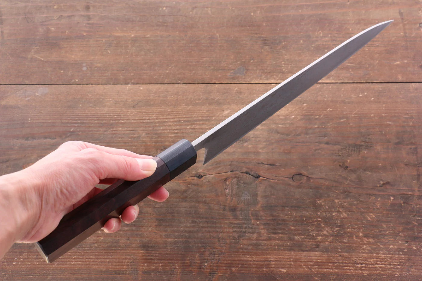 Nao Yamamoto SPG2 ดามัสกัสดำ มีดกิวโตะ Gyuto มีดทำครัวญี่ปุ่น 240mm ด้ามไม้พะยูง