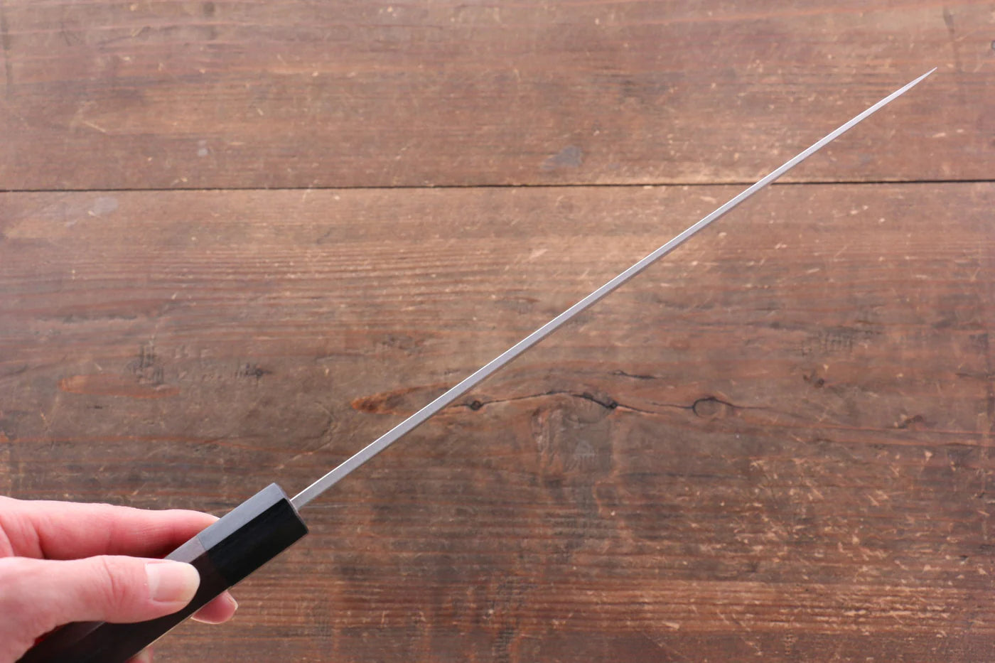 Nao Yamamoto SPG2 ดามัสกัสดำ มีดกิวโตะ Gyuto มีดทำครัวญี่ปุ่น 240mm ด้ามไม้พะยูง