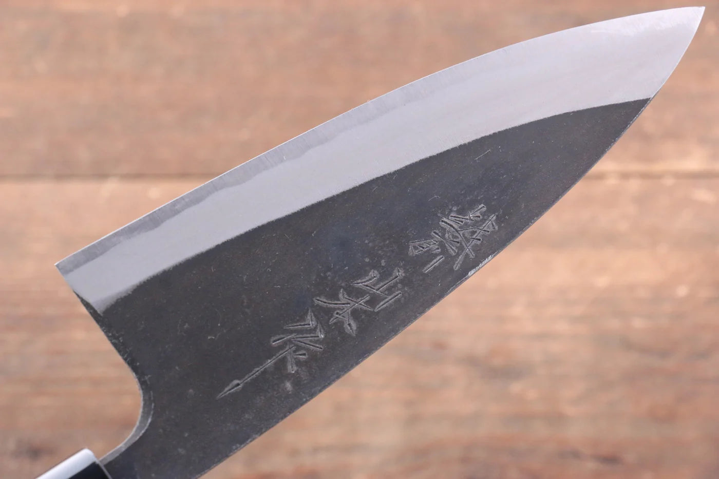 Nao Yamamoto White Steel (เหล็กกล้าขาว) No.1 Kurouchi มีด Deba มีดทำครัวญี่ปุ่น 150mm ด้ามไม้ Bubinga