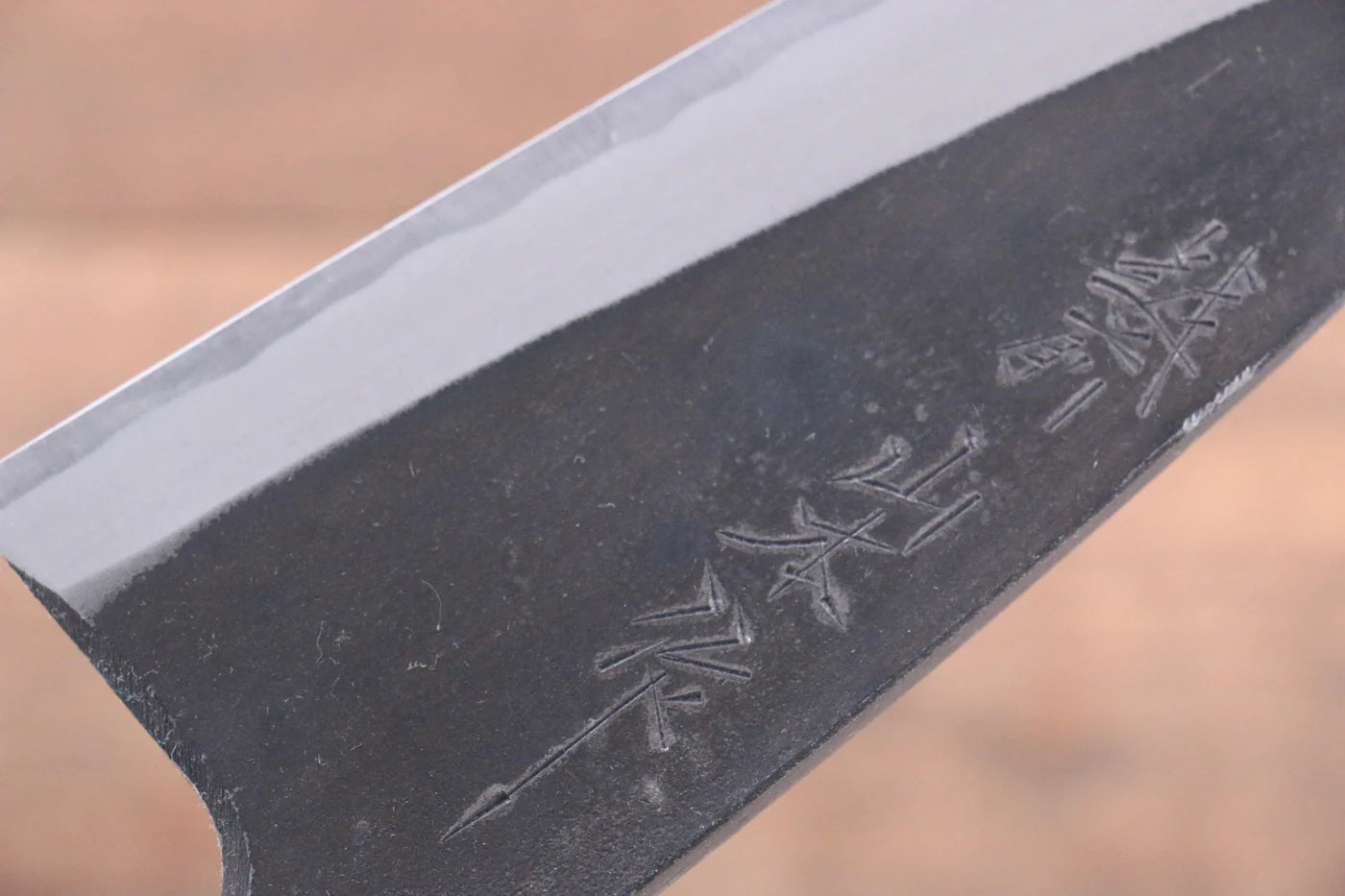 Nao Yamamoto White Steel (เหล็กกล้าขาว) No.1 Kurouchi มีด Deba มีดทำครัวญี่ปุ่น 150mm ด้ามไม้ Bubinga