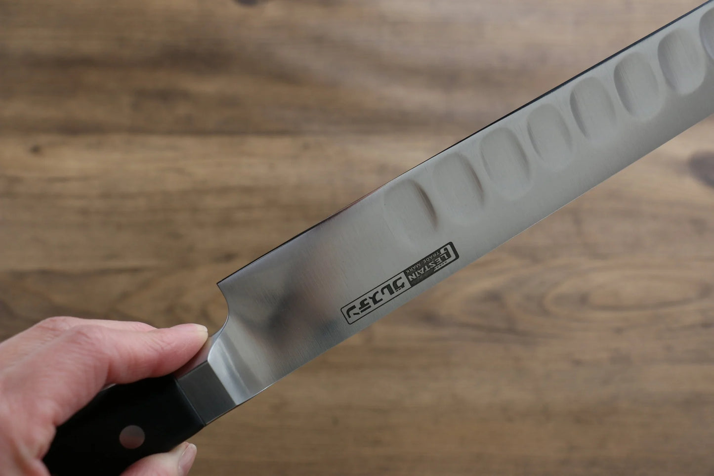 Glestain สเเตนเลส มีดสไลซ์เเซลมอน มีดทำครัวญี่ปุ่น 360mm 336TAKL